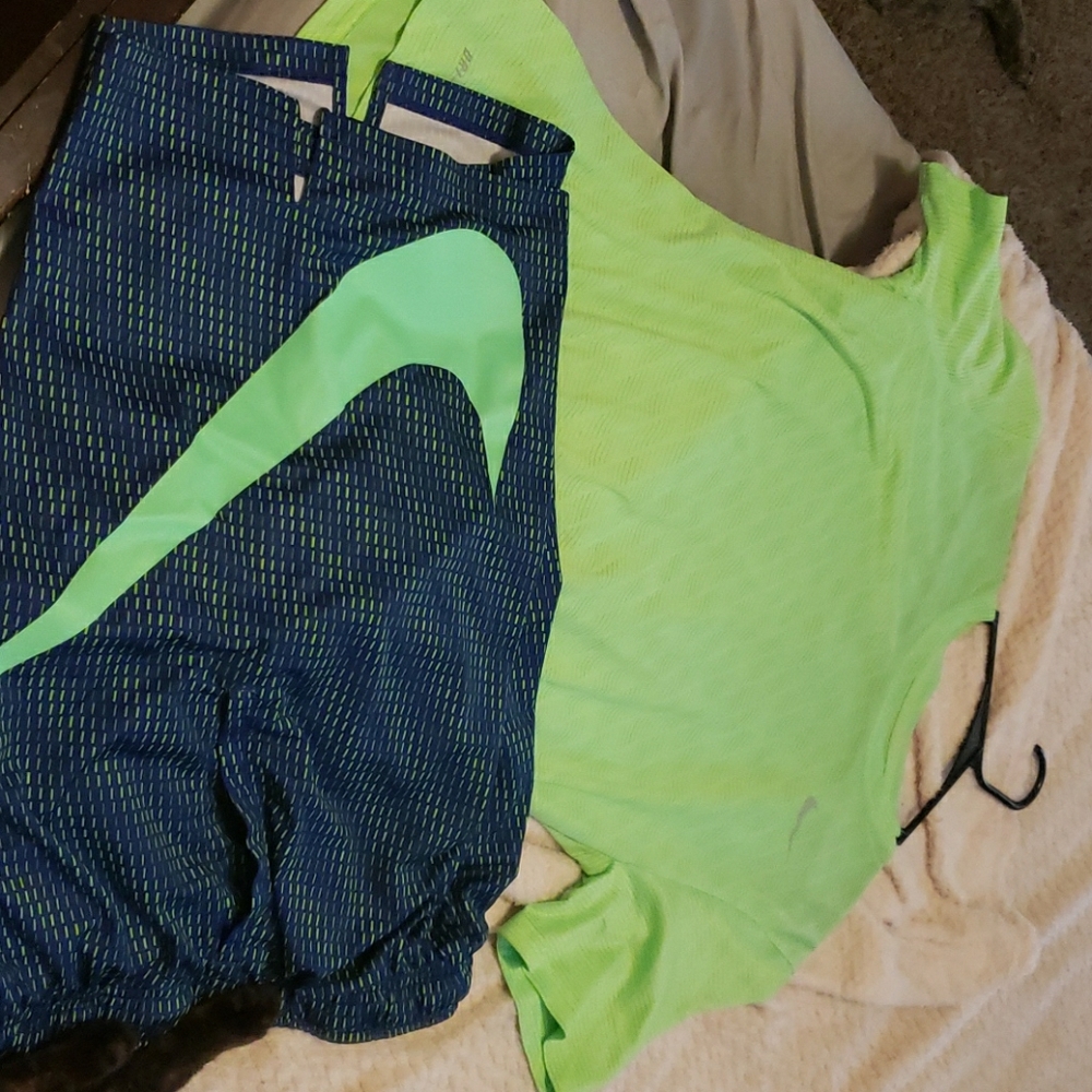 Shirt/shorts set price includes both.